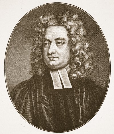 Dean Swift, illustration from The Church of England: A History for the People by H.D.M. Spence-Jones by English School