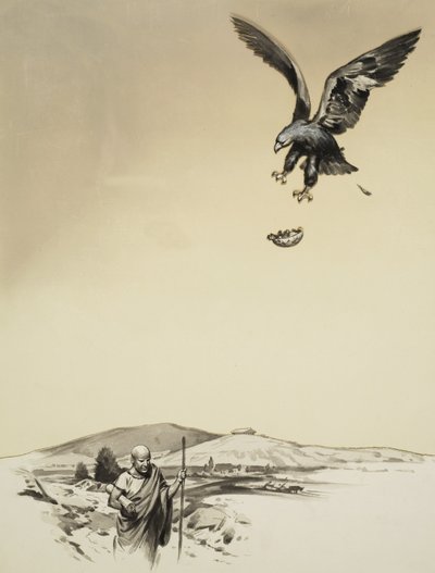 Death of Aeschylus by English School