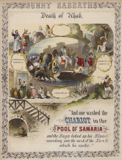 Death of Ahab by English School
