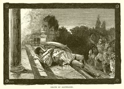 Death of Alcibiades by English School