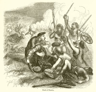 Death of Dundee by English School