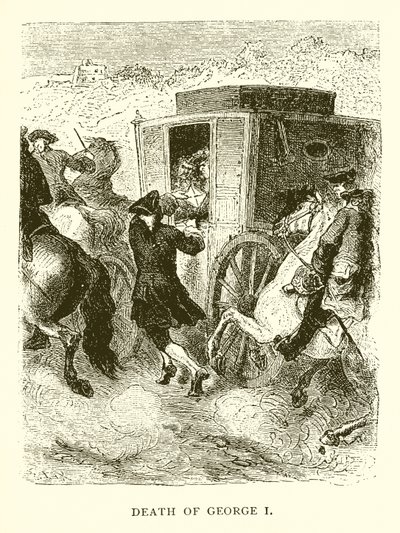 Death of George I by English School