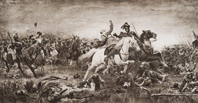 Death of Gustavus Adolphus, illustration from 