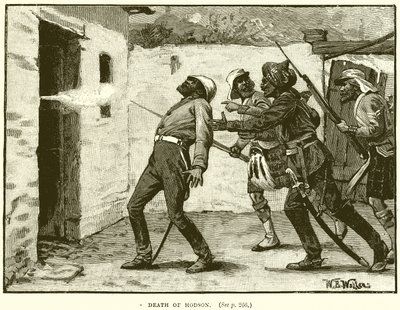 Death of Hodson by English School