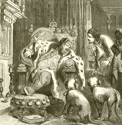 Death of James I, 1525 by English School