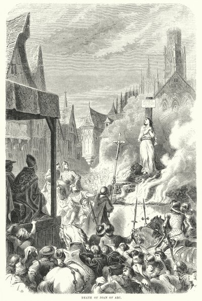 Death of Joan of Arc by English School