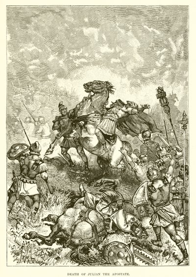 Death of Julian the Apostate by English School