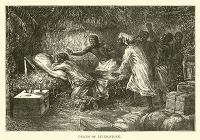Death of Livingstone by English School
