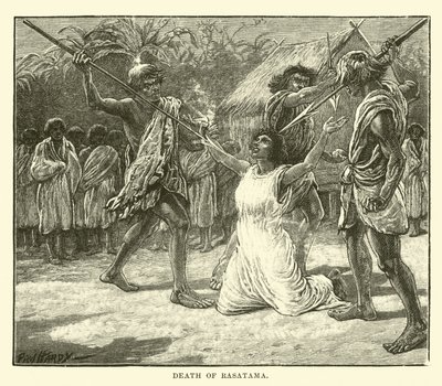 Death of Rasatama by English School