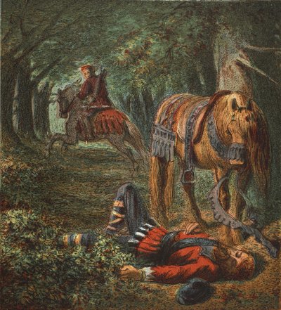 Death of William the Second, pub. 1890 by English School
