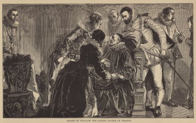 Death of William the Silent, Prince of Orange by English School