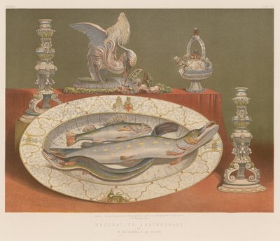 Decorative Earthenware by English School