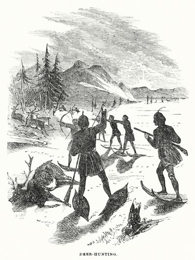 Deer-Hunting by English School