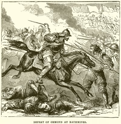 Defeat of Ormond at Rathmines by English School