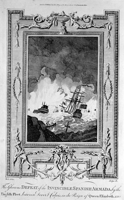Defeat of the Spanish Armada, from 