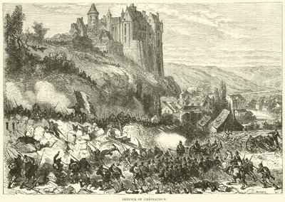 Defence of Chateaudun, October 1870 by English School