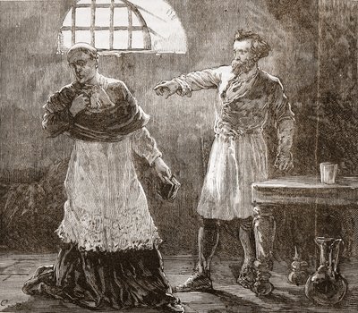 Denis Reproving the Bishop of Meaux by English School