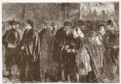 Departure of the Banished Ministers from Kuttenberg by English School