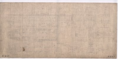 Design for the Ice-Breaking Train Ferry Steamer SS Baikal by English School