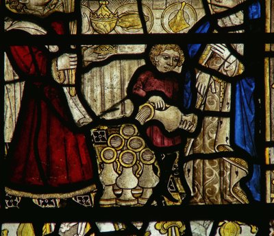 Detail (Wedding at Cana) by English School