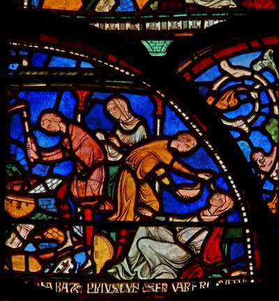 Miracle Window depicting Geoffrey of Winchester