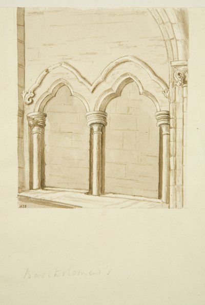 (detail) Architecture in Entrance to City School [Queen Elizabeth