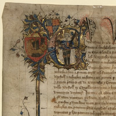 Edward III (detail) by English School