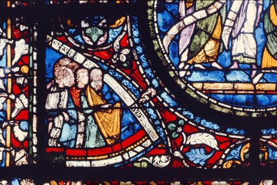 Detail of the north window of the Choir by English School