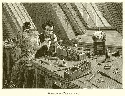 Diamond Cleaving by English School