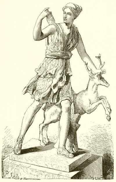 Diana with the Hind by English School