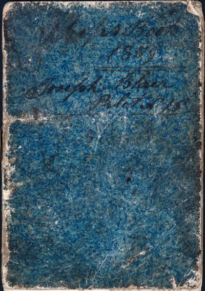 Diary, containing details of ship, date, master, country, destination, departure, weight and draught of water each voyage by English School