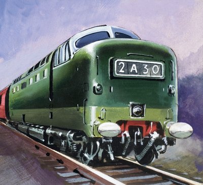 Diesel Locomotive by English School
