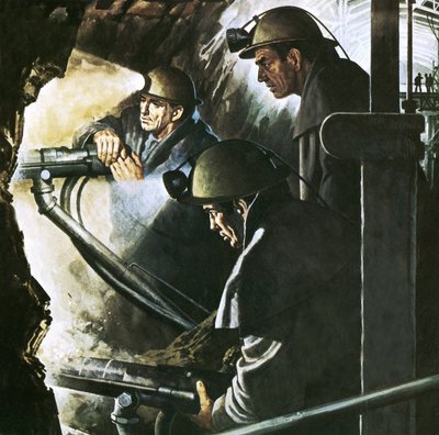 Digging a tunnel by English School