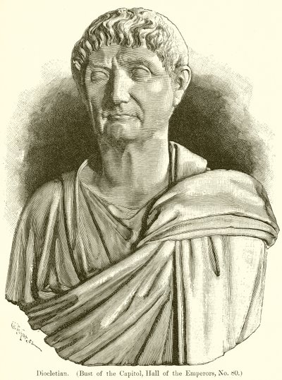 Diocletian (Bust of the Capitol, Hall of the Emperors, No. 80) by English School