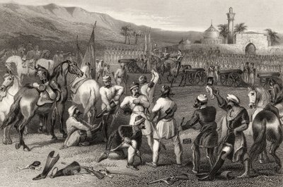 Disarming the 11th Irregular Cavalry at Berhampore in 1857, from 