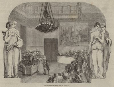 Distribution of Prizes, Royal Academy by English School