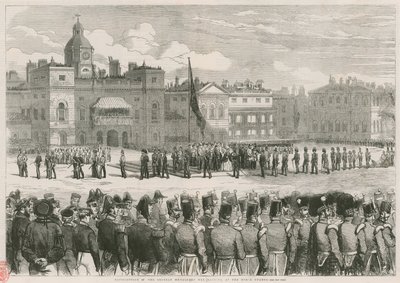 Distribution of the Crimean Medals by Her Majesty at the Horse Guards by English School