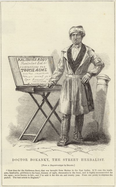 Doctor Bokanky the Street Herbalist by English School