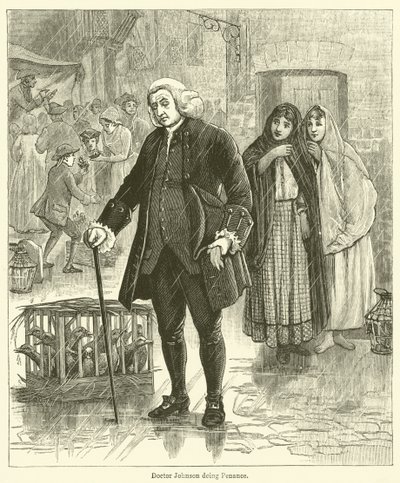 Doctor Johnson Doing Penance by English School