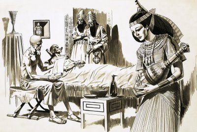 Doctors of Ancient Egypt by English School