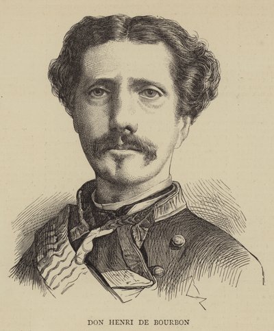 Don Henri de Bourbon by English School