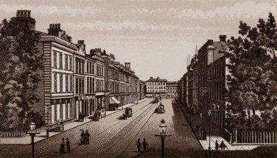 Donegal Place, Belfast 1880 by English School