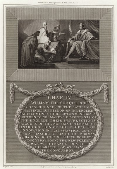 Doomsday Book Presented to William I by English School