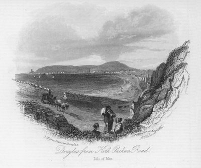 Douglas, from Kirk Onchan Road, Isle of Man by English School