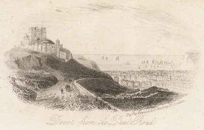 Dover from the Deal Road by English School