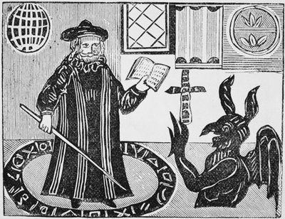 Dr Faustus in a Magic Circle, frontispiece of Gent