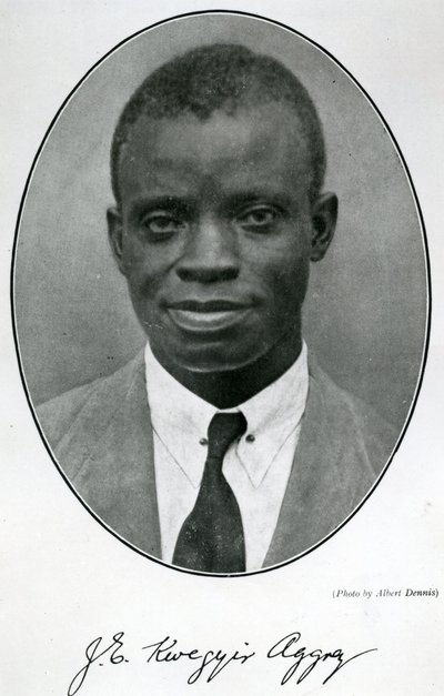 Dr. James Emmanuel Kwegyir Aggrey (1875-1927) by English School