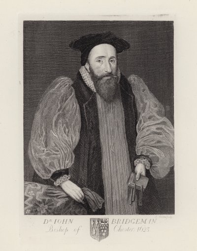 Dr John Bridgeman, Bishop of Chester by English School
