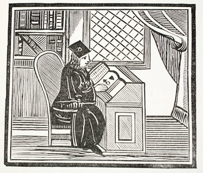 Dr. John Faustus, illustration from Chap-books of the Eighteenth Century by John Ashton, pub. 1882 by English School