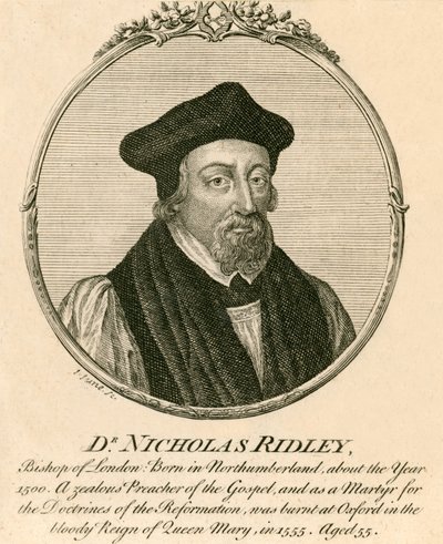 Dr Nicholas Ridley by English School